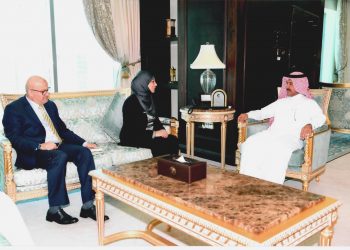 شيخو تبحث أزمة إدلب الإنسانية مع الأمين العام لوزارة الخارجية القطرية في الدوحة