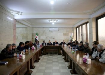 لقاء في "جنديرس" للوقوف على وضع الجبهات في إدلب ودعم النازحين