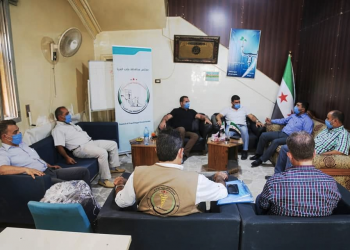 وزير الصحة يجتمع مع مجلس محافظة حلب الحرة لاحتواء فيروس كورونا
