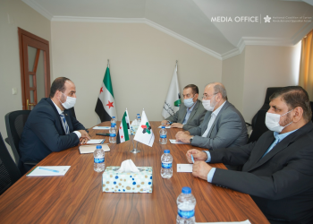 رئيس الائتلاف الوطني يلتقي المراقب العام للإخوان المسلمين في سورية ويبحث معه آخر المستجدات