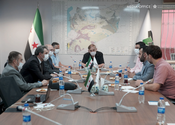 لجنة الأحزاب في الائتلاف الوطني تلتقي وفداً من حركة نهضة سورية