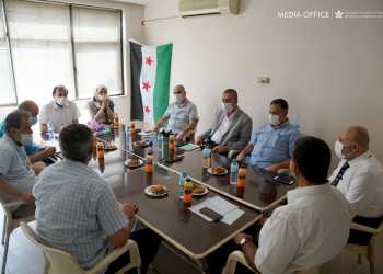الأمين العام والوفد المرافق له يزورون الجالية السورية في غازي عنتاب