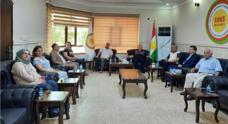 نائب رئيس الائتلاف الوطني يلتقي اتحاد منظمات المجتمع المدني الكردية في سورية
