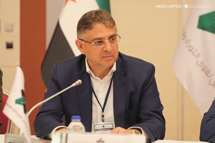 رئيس هيئة التفاوض السورية يقدم إحاطة أمام الهيئة العامة للائتلاف الوطني