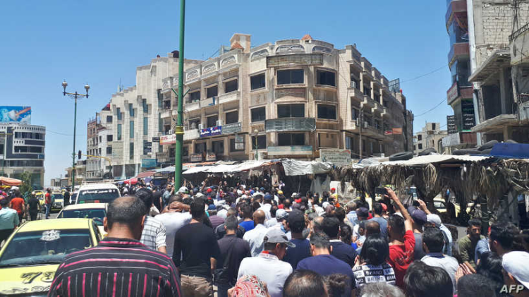 تجدد الاحتجاجات في محافظة السويداء ضد نظام الأسد