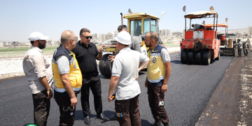 المجلس المحلي لمنطقة عفرين يعيد تأهيل البنية التحتية