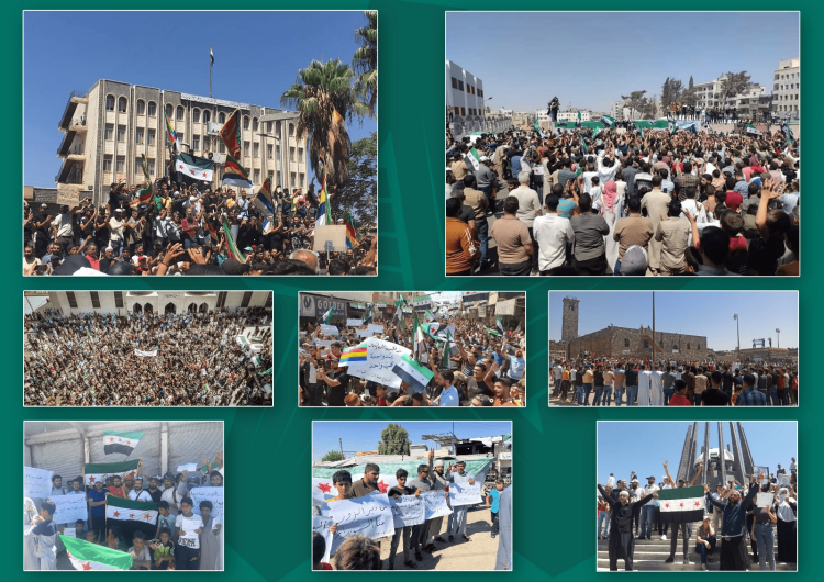 مظاهرات حاشدة في عموم سورية تطالب بإسقاط نظام الأسد؛ والائتلاف يؤكد أن النظام لن يستطيع كسر إرادة الشعب  