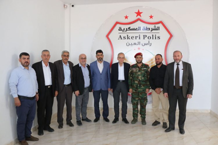 الائتلاف الوطني يلتقي قادة الشرطة العسكرية في مدينة رأس العين بريف الحسكة