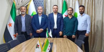 نائب رئيس الائتلاف الوطني يلتقي رئيس هيئة الرياضة والشباب بريف حلب
