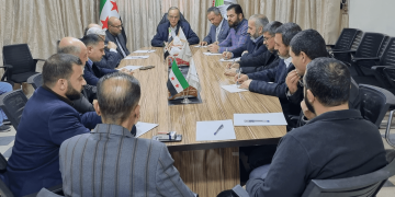 اجتماع الائتلاف الوطني السوري مع رؤساء وممثلي الجامعات في شمال سورية