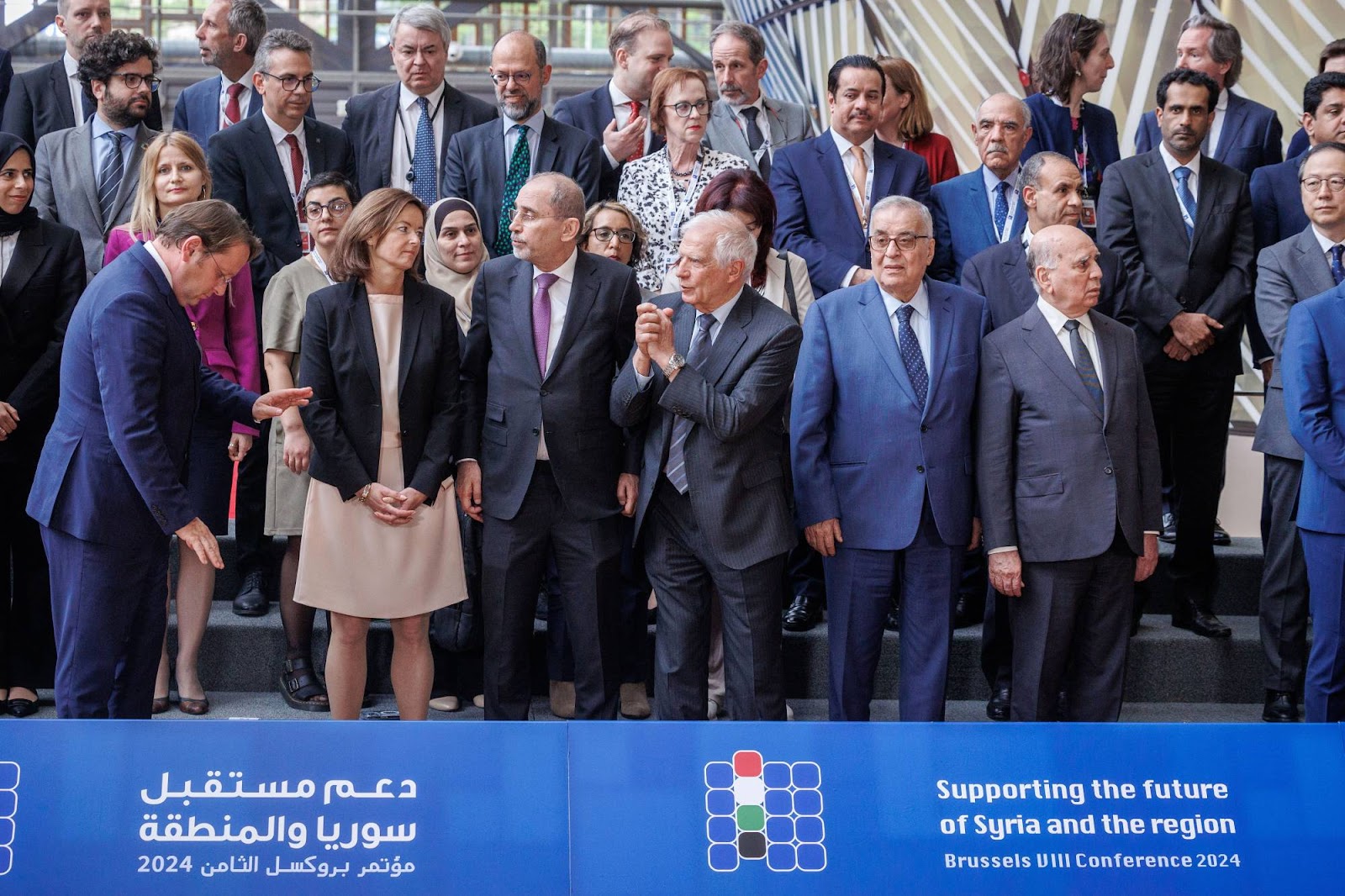 البحرة يشكر الدول المانحة في مؤتمر بروكسل ويشدد على أهمية الحل السياسي