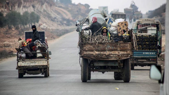 موجات نزوح جديدة للمدنيين نتيجة التصعيد العسكري من قبل نظام الأسد وداعميه