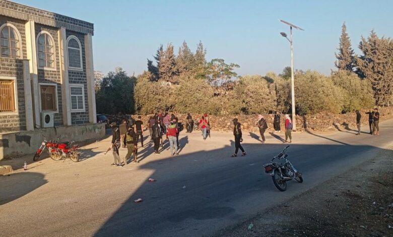 أهالي بلدة غدير البستان بريف القنيطرة تمنع قوات الأسد من تنفيذ عمليات اعتقال